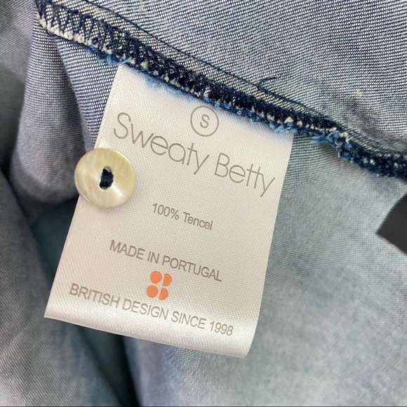 Sweaty Betty Bahia Chambray Shirt Dress - Picture 8 of 9